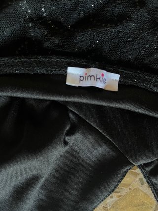 Vestido de fiesta negro Pimkie