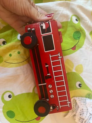 CocheCamión de Bomberos de Madera