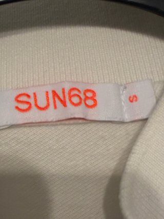 Polo manica lunga Sun68 bianca