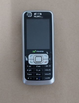 Móvil Nokia Movistar Plata/Negro