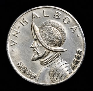 1947 PANAMÁ. 1 BALBOA PLATA 0.9 ~  E.B.C - ENCAPSU