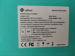 Robot aspirapolvere Lefant M210P