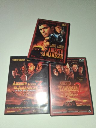 Lote 3 Películas DVD Abierto hasta el amanecer