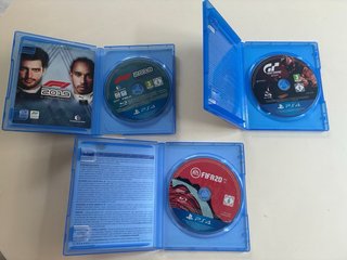 Pack 3 Juegos PS4: F1 2019, GT Sport, FIFA 20