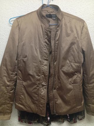 Chaqueta Zara Bomber Satinada Talla M