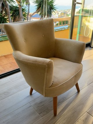 Sillón Vintage Maisons du Monde verde