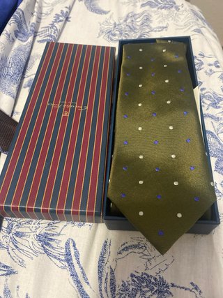 Corbata Emidio Tucci Verde de seda