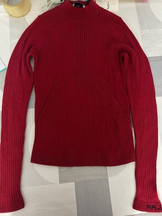 Jersey Pepe Jeans Rojo Burdeos