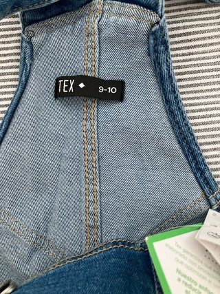 Mono/Peto vaquero azul