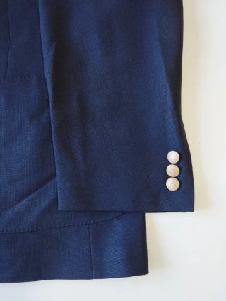 Blazer Lana Virgen Burberry Azul