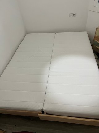 Cama extensible con 2 colchones