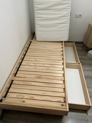 Cama extensible con 2 colchones