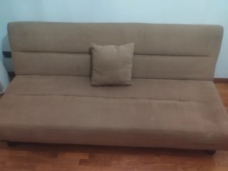 Sofá Cama Clic Clac Beige Compacto