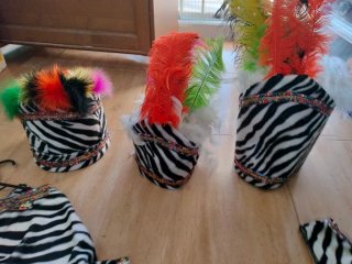 Disfraz Carnaval africano, 3 tallas, mujer, hombre