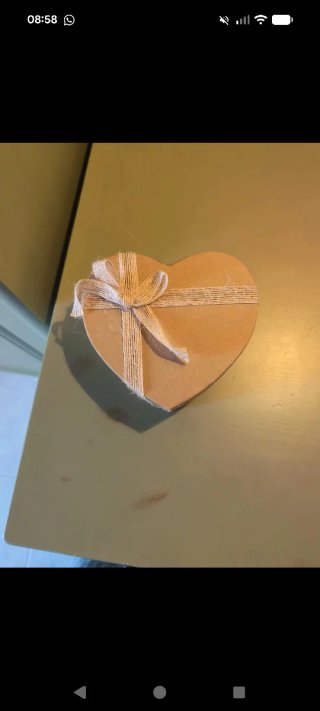 Set di 2 Scatole a Forma di Cuore