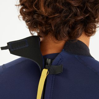 Traje Integral Surf 100 Hombre Azul Caucho Natural Yulex
