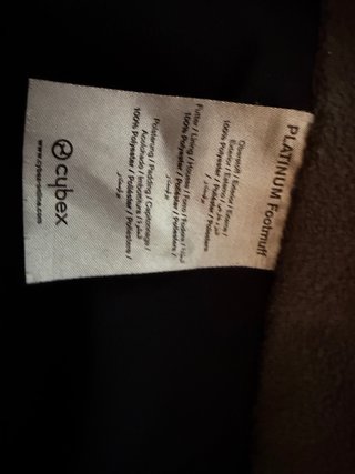 Saco cubrepiés Cybex Platinum Negro