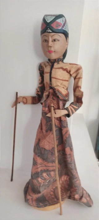 Marioneta Tradicional Indonesia antigua