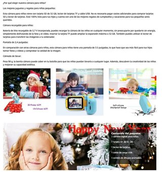 Cámara Digital Niños · Nueva a estrenar
