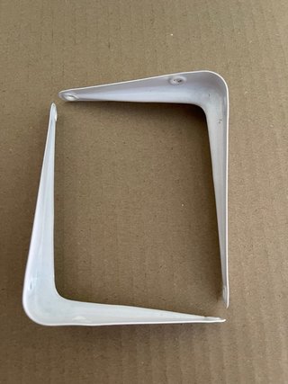 2 Ángulos para Estantería Blancos