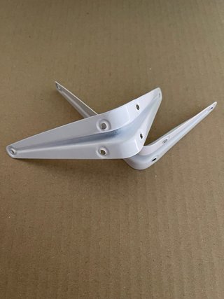 2 Ángulos para Estantería Blancos
