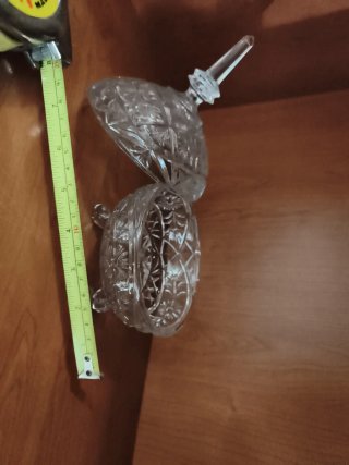 Bombonera de Cristal Tallado