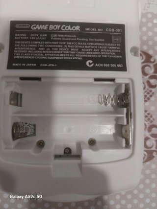 Nintendo Game Boy Color Blanca