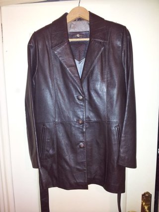 Chaqueta de Piel Marrón