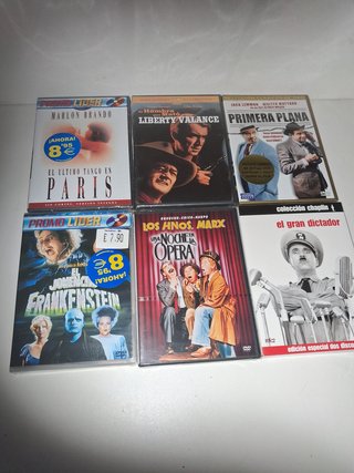 Lote de 6 Películas en DVD (Thriller)