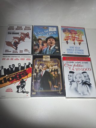 Lote de 6 Películas en DVD (Thriller)
