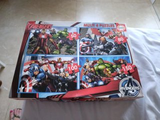 Set de 4 Puzzles Marvel Avengers