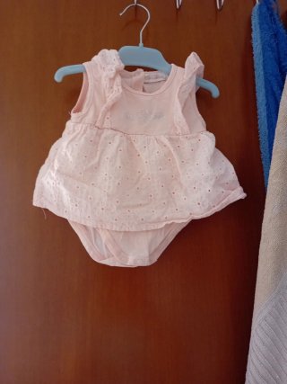 Vestitino rosa 0-3 mesi