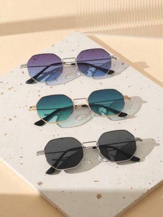 Set de 3 Gafas de Sol Geométricas