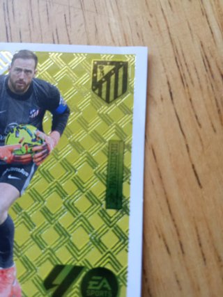 Cromo Extra Sticker Jan Oblak Edición Dorada