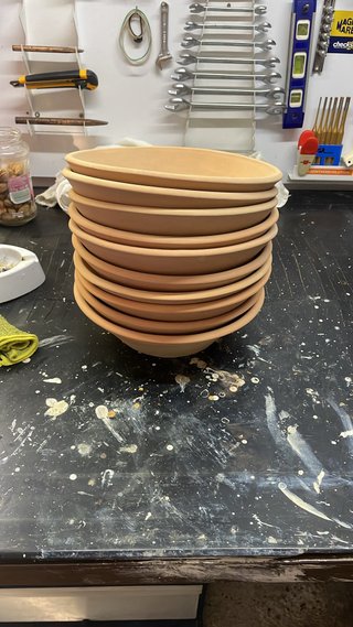 Lote 5 Macetas Artesanales para Bonsái