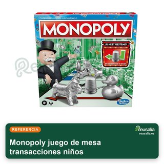 Monopoly juego de mesa transacciones niños