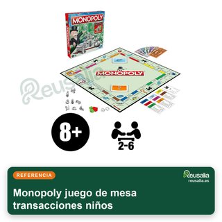 Monopoly juego de mesa transacciones niños