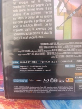 Desafío Total (Total Recall) - Película en Blu Ray