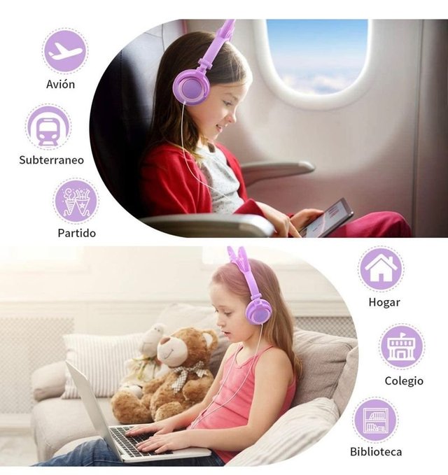 Auriculares gata para Gaming Niñas - Nuevo
