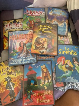 11 DVDs Clásicos Infantiles Animados Español