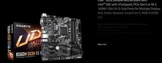 Combo i5 10600KF y Placa B560M DS3H V3