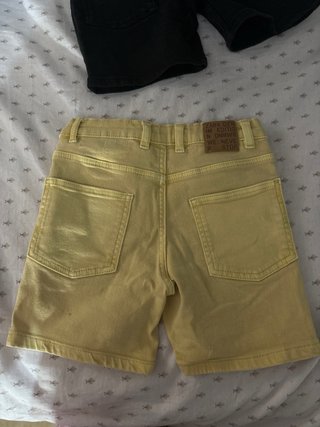 Shorts Amarillos Zara Talla 4-5