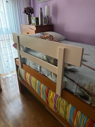 Cama doble con cajones de 90cm