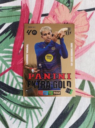 Carta Adrenalyn Lamine Yamal Extra Gold