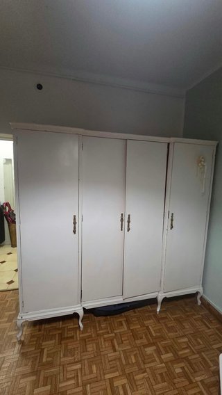 Armario vintage madera blanco
