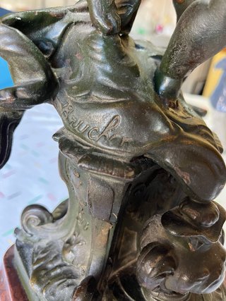 Figura de Ángeles de Bronce