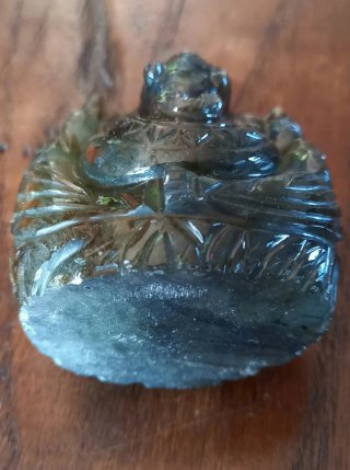 Scultura Ganesha in Labradorite
