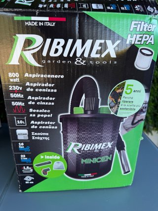 Aspirador de cenizas Ribimex Minicen 10L