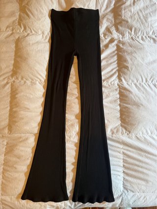 Pantalones Acampanados Negros Talla XS