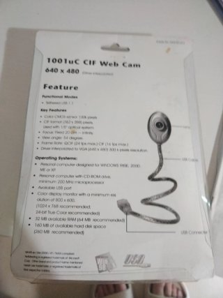 Webcam con Soporte Flexible